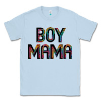 Dusty Blue boy mama Classic Tee - JahusDesignShop