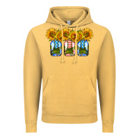 Vintage Mustard american sunflower mason jar Vintage Hoodie - HRA Design Shop