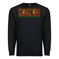 Black Oh Holy Night Premium Sweatshirt - BundleAndBundleShop