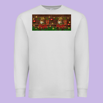 Oh Holy Night Premium Sweatshirt Designed By Bundleandbundleshop