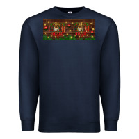 Navy Oh Holy Night Premium Sweatshirt - BundleAndBundleShop
