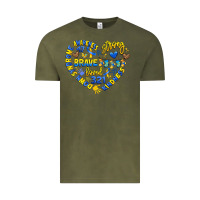Vintage Olive down syndrome awareness heart Vintage Tee - Artiststas