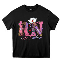 Black valentines day rn registered nurse Heavy Core Tee - RanaPortraitStore