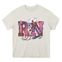 Cream valentines day rn registered nurse Heavy Core Tee - RanaPortraitStore