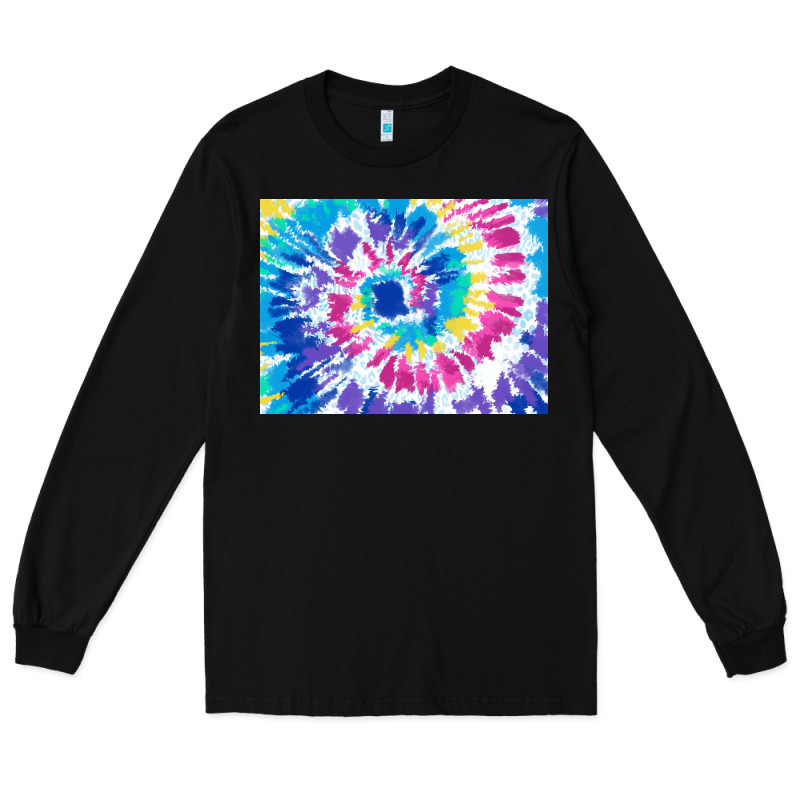 Tie Dye Background Colourful Leopard 2 3200x2400 Long Sleeve Tee by AdoDesignShop | Teevron