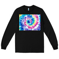 Black tie dye background colourful leopard 2 3200x2400 Long Sleeve Tee - AdoDesignShop