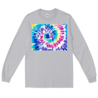 Moon Dust tie dye background colourful leopard 2 3200x2400 Long Sleeve Tee - AdoDesignShop