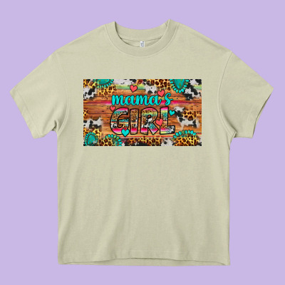 Mama's Girl Sippy Cup Heavy Core Tee Designed By Artiststas