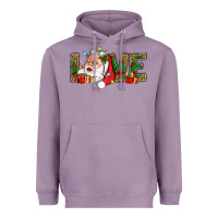 Lavender Love And Santa With Gift Boxes Heavyweight Hoodie - BundleAndBundleShop