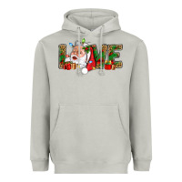 Moon Dust Love And Santa With Gift Boxes Heavyweight Hoodie - BundleAndBundleShop