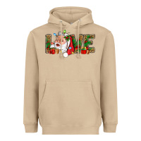 Mushroom Love And Santa With Gift Boxes Heavyweight Hoodie - BundleAndBundleShop