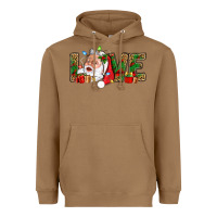 Toasted Coconut Love And Santa With Gift Boxes Heavyweight Hoodie - BundleAndBundleShop