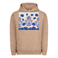 Pigment Burro evil eyes with white wooden pattern Urban Hoodie - TumblerDesignByShophia