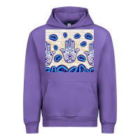 Tulip evil eyes with white wooden pattern Urban Hoodie - TumblerDesignByShophia