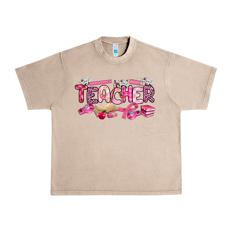 Breast Cancer Teacher Urban Heavy Tee by Artiststas | Teevron