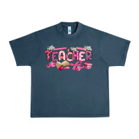 Midnight Navy breast cancer teacher Urban Heavy Tee - Artiststas