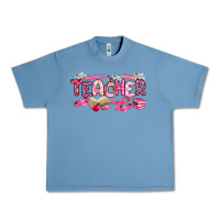 Pebble Blue breast cancer teacher Urban Heavy Tee - Artiststas