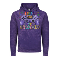 Cloud Purple level days unclocked Vintage Hoodie - RacoonDesign