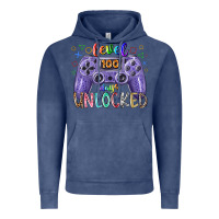 Vintage Denim level days unclocked Vintage Hoodie - RacoonDesign