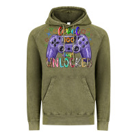 Vintage Olive level days unclocked Vintage Hoodie - RacoonDesign
