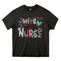 Asphalt wife mom nurse Heavy Core Tee - RanaPortraitStore