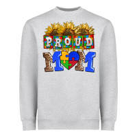Heather Grey proud mom Heavyweight Sweatshirt - AdoDesignShop
