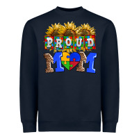 Navy proud mom Heavyweight Sweatshirt - AdoDesignShop