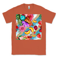 Copper flowers ice cream fruit Classic Tee - BundleAndBundleShop