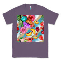 Lavender flowers ice cream fruit Classic Tee - BundleAndBundleShop