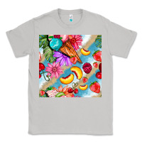 Moon Dust flowers ice cream fruit Classic Tee - BundleAndBundleShop