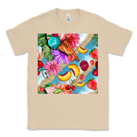 Mushroom flowers ice cream fruit Classic Tee - BundleAndBundleShop