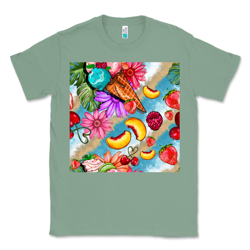 Flowers Ice Cream Fruit Classic Tee by BundleAndBundleShop | Teevron