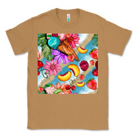 Toasted Coconut flowers ice cream fruit Classic Tee - BundleAndBundleShop