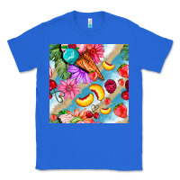 True Royal flowers ice cream fruit Classic Tee - BundleAndBundleShop