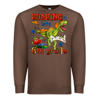 Chestnut roaring into 6th grade Premium Sweatshirt - BundleAndBundleShop