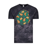 Cloud Black christmas gingerbread cookies patch Vintage Tee - BundleAndBundleShop