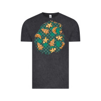 Vintage Black christmas gingerbread cookies patch Vintage Tee - BundleAndBundleShop