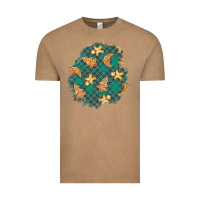 Vintage Coffee christmas gingerbread cookies patch Vintage Tee - BundleAndBundleShop