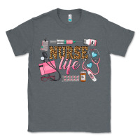 Charcoal Heather Western Nurse Life Classic Tee - LillyAllenDesigns