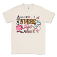 Natural Western Nurse Life Classic Tee - LillyAllenDesigns