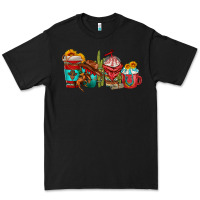 Black cowboy coffee cups Premium Tee - texasbilliewilder