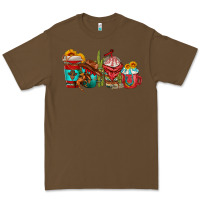 Cacao cowboy coffee cups Premium Tee - texasbilliewilder
