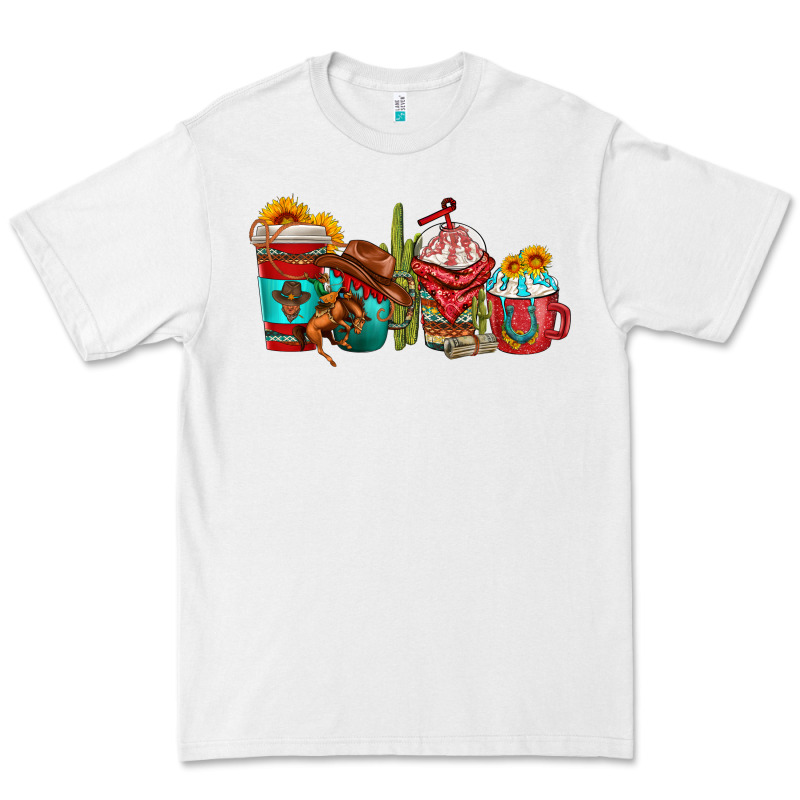 Cowboy Coffee Cups Premium Tee by texasbilliewilder | Teevron