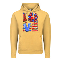 Vintage Mustard love america sunflower Vintage Hoodie - HRA Design Shop