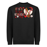 Black it s a tee ball kinda day baseball Heavyweight Sweatshirt - Artiststas