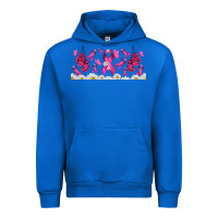 Cobalt cancer ribbon with daisy Urban Hoodie - TumblerDesignByShophia