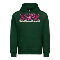 Forest Green cancer ribbon with daisy Urban Hoodie - TumblerDesignByShophia