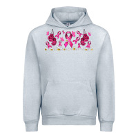 Heather Grey cancer ribbon with daisy Urban Hoodie - TumblerDesignByShophia