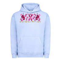 Pigment Grape Ice cancer ribbon with daisy Urban Hoodie - TumblerDesignByShophia
