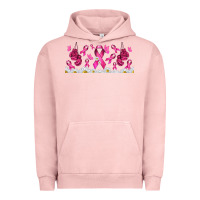 Pigment Salmon cancer ribbon with daisy Urban Hoodie - TumblerDesignByShophia